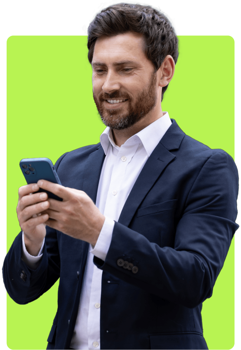 Man with phone